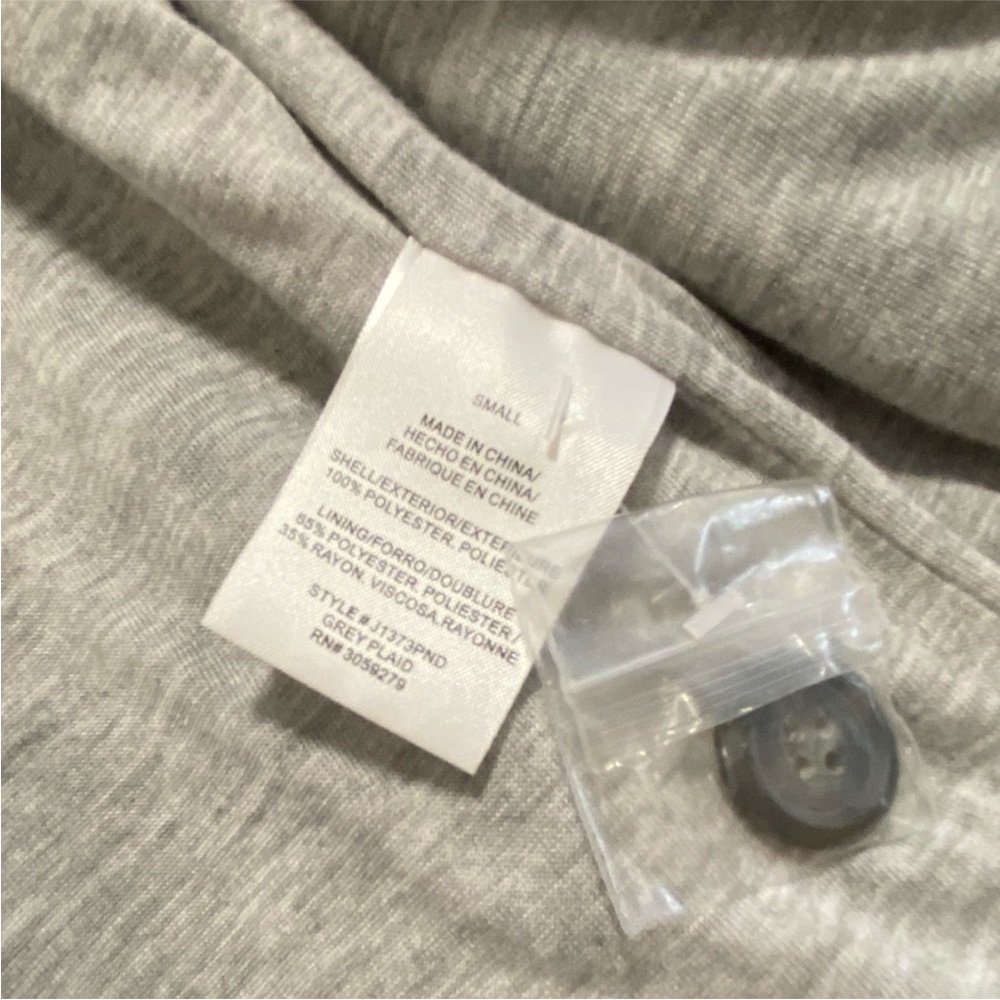 NWOT Gray Plaid Jacket - Picture 4 of 6